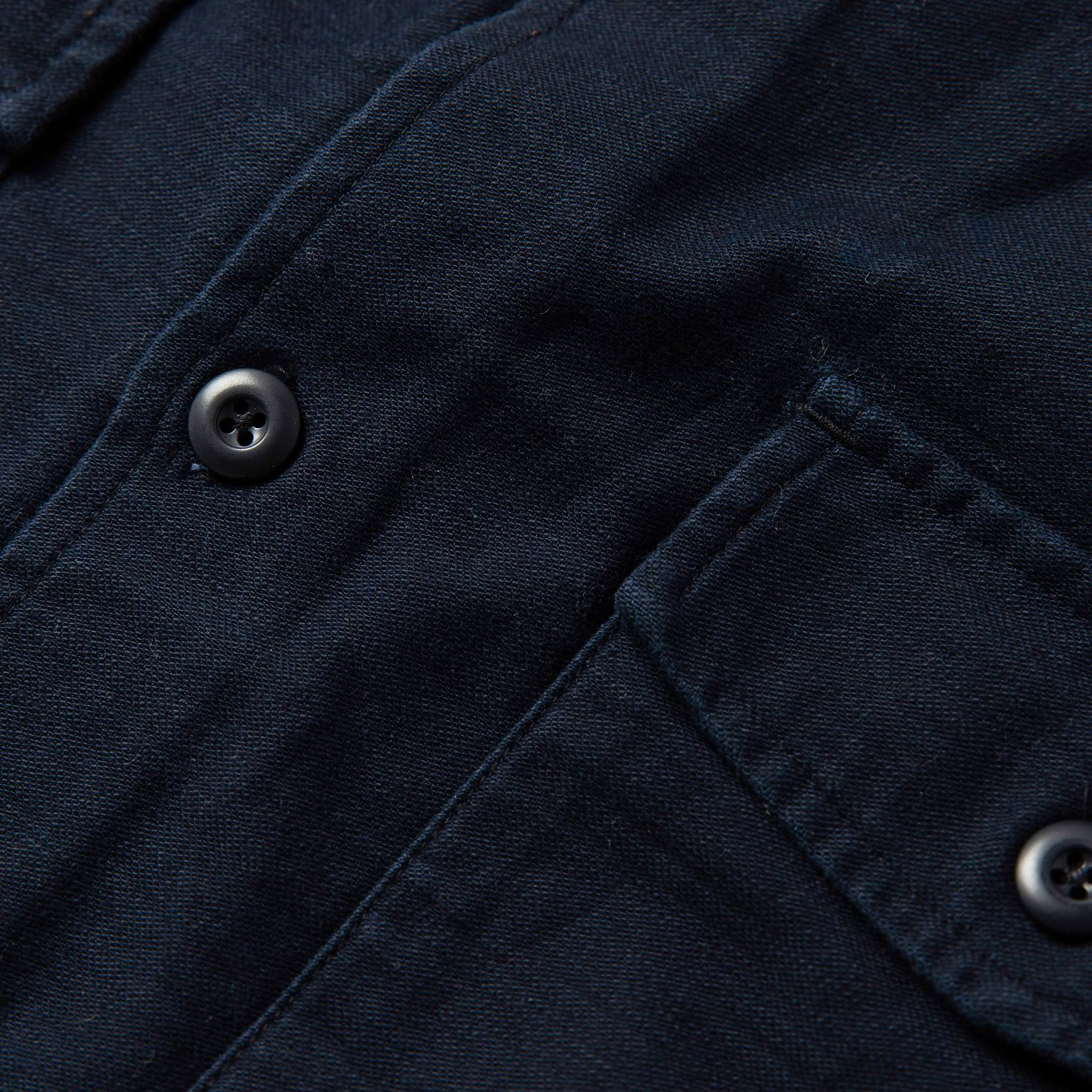 material shot of pocket detail, Wovens by Taylor Stitch