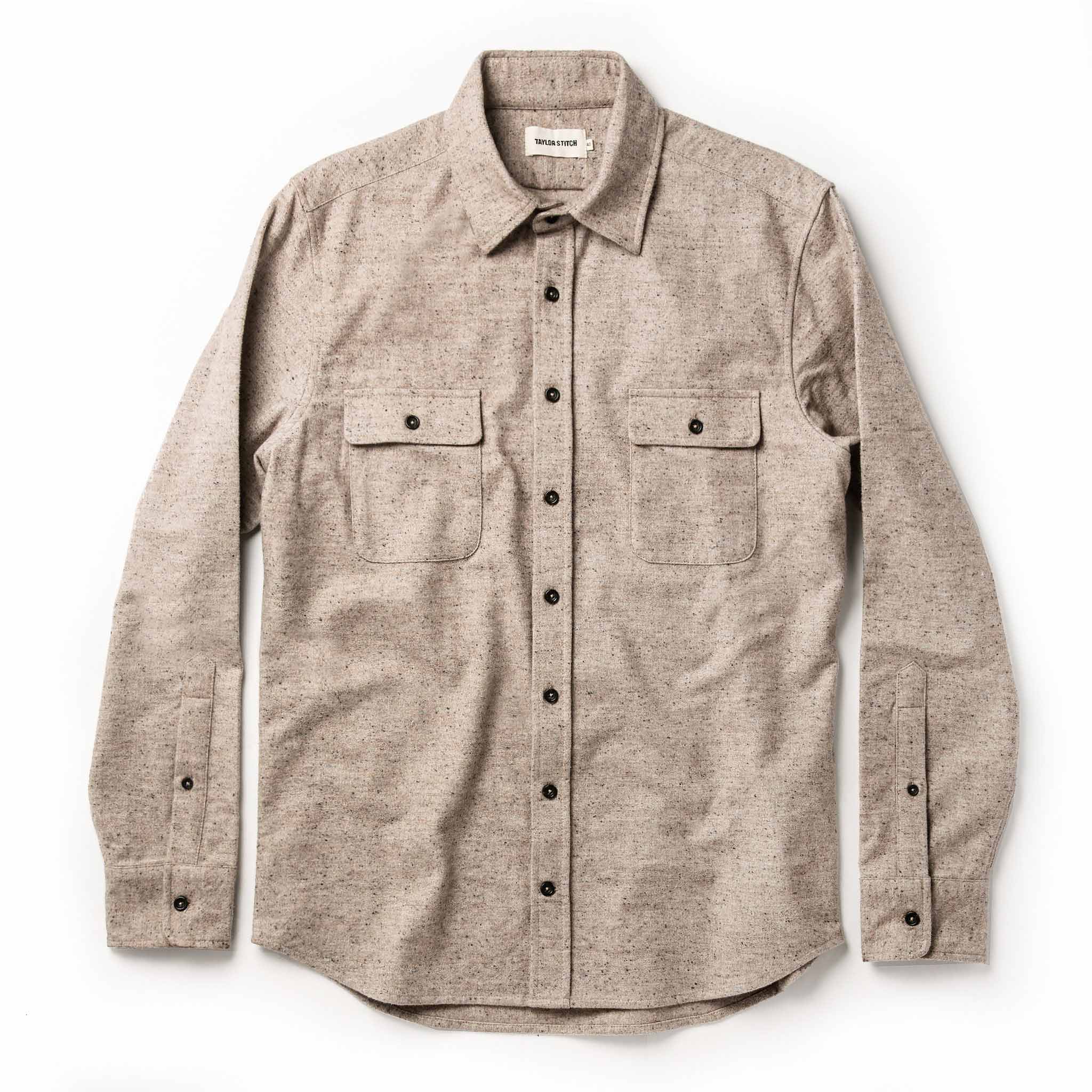 The Yosemite Shirt in Oat Donegal: Alternate Image 9, Wovens by Taylor Stitch